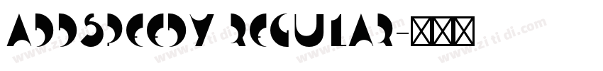 AddSpeedy Regular字体转换 AddSpeedy Regular字体转换
